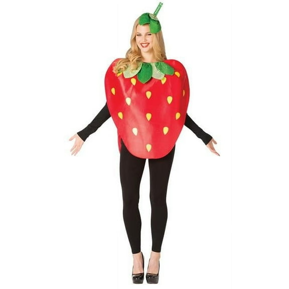 Rasta Imposta Adult Strawberry Costume  - One Size