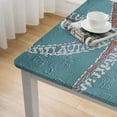 thumbnail image 5 of Acheng Starfish Ocean Art Square Fitted Tablecloth 100% Polyester Fiber 52*52, 5 of 8