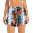 thumbnail image 2 of Balery 3D Butterfly Pantalones cortos deportivos para mujer con forro y dos bolsillos, elásticos, para entrenamiento, gimnasio, yoga-XX-Large, 2 of 7