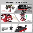 thumbnail image 6 of Hydraulic Motorcycle Lift Jack Table, 350 Lbs Scissor Lift Stand Foot Operated ATV Dirt Bike Scissor Stand with 4 Wheels, Lifting Range 13.78-34.25 inches, 6 of 7