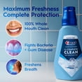 thumbnail image 4 of Crest Pro Health Alcohol Free Mouthwash, Clean Mint, 50.7 fl oz, 4 of 14