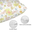 thumbnail image 5 of Cauagu Easter Rabbit Print Pillow Covers with Envelope Closure,1PC Pillow Cases Decorative Pillow Case for Bed & Couch, Pillows Not Included-20"x30", 5 of 6