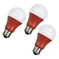 thumbnail image 1 of Foco Lampara Led A19 Luz Roja 7w Casa Hogar E27 3 Pz Yankon Yankon YKA19C7, 1 of 3