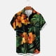 thumbnail image 2 of Camisas de Manga Larga para Hombres Impresas Mezcla de Polialgodón Casual, Blusa con Botón de Cuello para el Trabajo, el Ocio Y las Vacaciones, 2 of 3