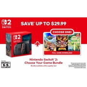 Nintendo Switch 2 Choose Your Game Bundle 256GB 7.9-Inch 1080P Screen, Joy-Con 2 with Mouse Sensor, Dock, with 1-2 Switch NS1 Game And Mytrix Joystick Caps & Screen Protector