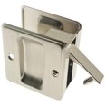 thumbnail image 1 of Solid Brass Pocket Passage Pull, Satin Nickel, 1 of 1
