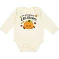 thumbnail image 3 of Inktastic I'm Going to Be a Big Brother- Cute Halloween Pumpkin Boys Long Sleeve Baby Bodysuit, 3 of 5