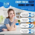 thumbnail image 3 of Botellas SodaStream de repuesto MRX Solutions, 1 litro, sin BPA, paquete de 3, 3 of 7