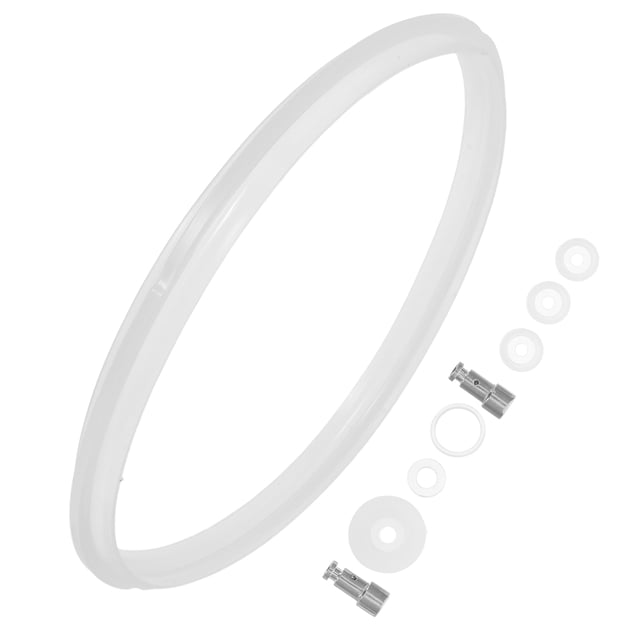 Homoyoyo 1 Set Pressure Cooker Ring Replacement Silica Gel Metal for Electric Pressure Cooker Home Cooking