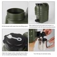 thumbnail image 2 of Depósito De Agua Tanque de agua de conducción de 12/18 l sin BPA con cantimplora de agua Spigot para senderismo escalada Sywqhk Para Estrenar, 2 of 8