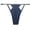 Blue, variant on Elegant Underwear for Women, Sparkling Rhinestone Strap Thong Panties, Breathable Lace Seamless Underwear for Women, Soft Invisible G-String