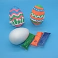 thumbnail image 4 of 10 Uds. Huevos de espuma de Pascua sólidos blancos para niños, guardería, educación preescolar, huevos de espuma de poliestireno hechos a mano DIY, espuma, 4 of 9