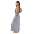 thumbnail image 2 of Just Love Racer Back Solid Tank Dress with Bungee (Charcoal Solid Dress, Large), 2 of 3