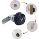 thumbnail image 2 of Piece Cam Cabinet Code Lock, Password Drawer Lock, Mechanical Cabinet Lock, Code Lock, For Security Drawer Doors, Tool Chests, Lockers, 2 of 5