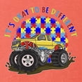 thumbnail image 6 of Wild Bobby Its Okay to Be Different | Truck Autism Awareness Unisex Hoodie Sweatshirt, 6 of 6