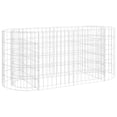 thumbnail image 1 of Cama elevada Gabion VidaXL de hierro galvanizado, 120 x 50 x 50 cm, color plateado, 1 of 9