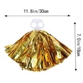thumbnail image 2 of Raindrops  2 Pcs Cheerleading Flower Ball Party Favors Squad Pompoms Name Golden, 2 of 8