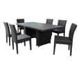 thumbnail image 1 of Belle Table à Manger Rectangulaire pour Patio Extérieur avec 6 Chaises Sans Accoudoirs, 1 of 2