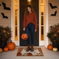 thumbnail image 4 of 2026 new Summerween Ghost & Pumpkin Coir Doormat, Cute Spooky Halloween Front Porch Rug, Non-Slip Seasonal Entryway Mat for Fall & Summer Decor, 27.5" x 15.7", 4 of 6