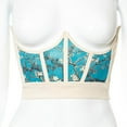 thumbnail image 4 of Leutsin Ceinture Ajustée à Imprimé Os de Poisson pour Femmes, 4 of 6