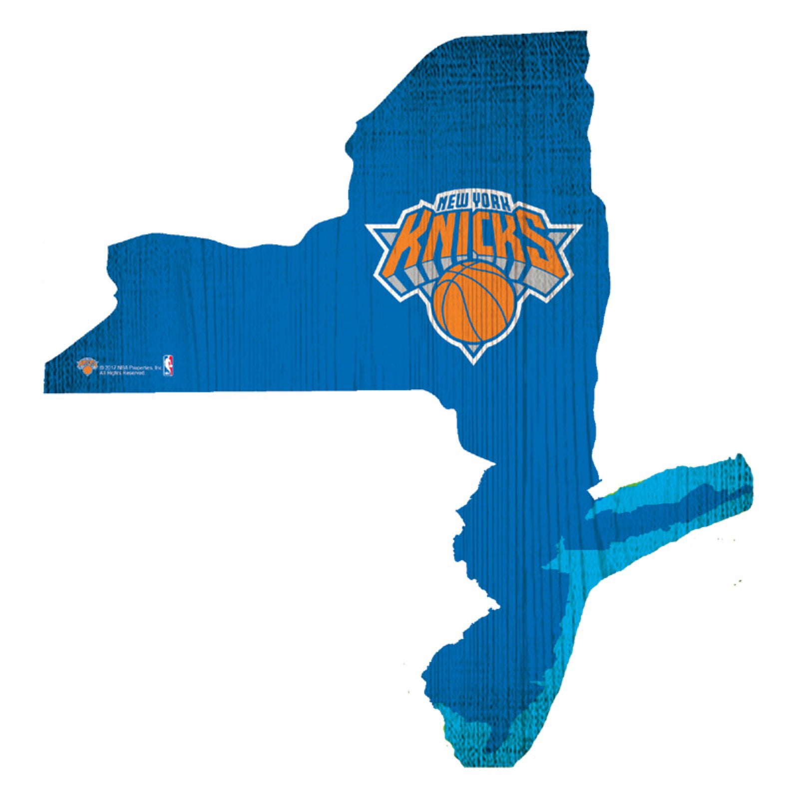 Fan Creations Carolina Panthers Logo State Cutout Sign - Team Colors, Mini Wall Decor