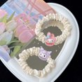 thumbnail image 4 of Jelly Transparent Sanrio Hair Loop Cute Japanese and Korean Ins Student Kulomi Sweet Hair Rope Large Intestine Hair Loop Headwear, 4 of 5