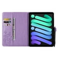 thumbnail image 3 of Dteck Smart Case for iPad mini (A17 Pro) 8.3 inch 2024 / iPad mini 6th Gen,Magnetic Butterly Pattern PU Leather Card Holder Wallet Kickstand Hybrid Protective Cover for iPad mini 6/mini 7,Purple, 3 of 6