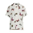 thumbnail image 3 of No Boundaries Men's and Big Men's Short Sleeve Printed Rayon Shirt, 3 of 6