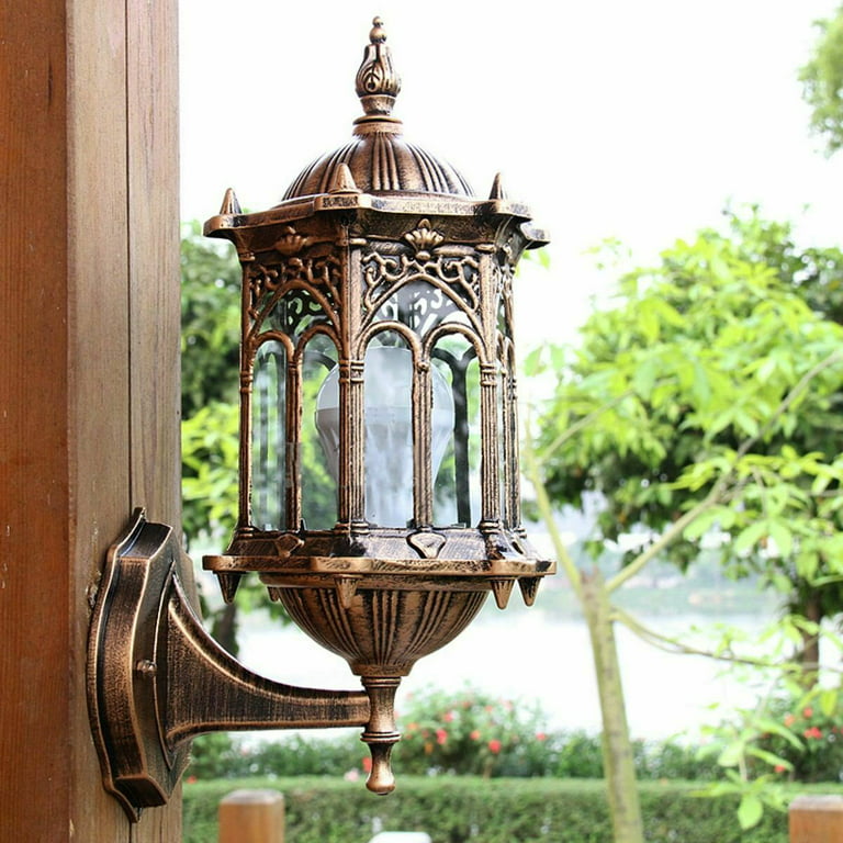 Vintage Lantern Style Wall Mount Lamp – Warmly