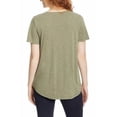 thumbnail image 3 of Jessica Simpson Womens V Neck Top Green 3X, 3 of 3
