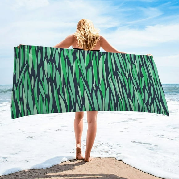 pstuiky Toalla de playa de microfibra, súper colorida, resistente a la arena, manta de playa multiusos para viajes y piscina (76 x 152 cm).