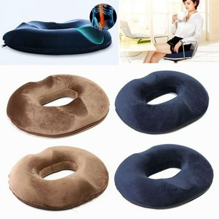 Hemorrhoid Treatment Donut Tailbone Cushion, Prostate Pillow, Pregnancy, Post Natal, Bed Sores, Coccyx, Sciatica, 18 Inches. Premium Comfort Memory Foam (Best Way To Heal Bed Sores)