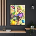 thumbnail image 4 of Póster de anime en línea Valorant, lienzo de neón, arte de pared, decoración de sala de juegos kawaii, Reyna Jett, regalo estético para jugadores, pintura, 4 of 5