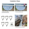 thumbnail image 4 of Window Well Cover Hardware Kit, Long Lasting Window Well Cover Clamp  for Home, 4 of 7