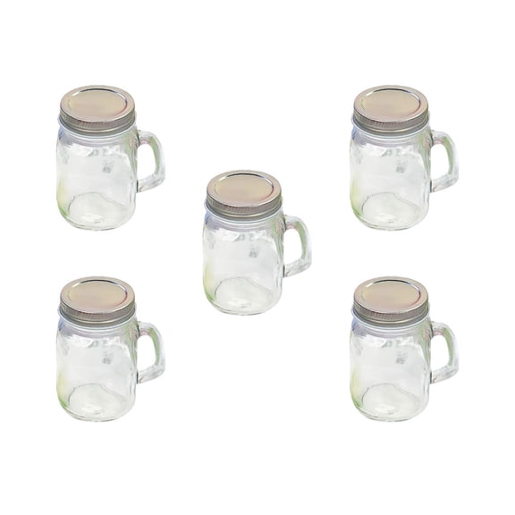 UNOMOR Transparent Glass Dessert Cups for Drinking Use Perfect for Home and Coffee Shop 5 Pieces 120ml