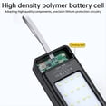 thumbnail image 5 of Estuche para Banco de Energía 16x18650 de 20000 MAh, Carga Rápida, 22,5 W + 15 W, Soporte de Carga Inalámbrica, Caja para Banco de Energía para Exteriores con Luz LED, A, 5 of 5