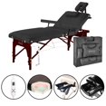 thumbnail image 1 of Master Massage 31 Inch Montclair Salon Therma-Top Portable Massage Table Package, Black Color with Memory Foam, 1 of 2