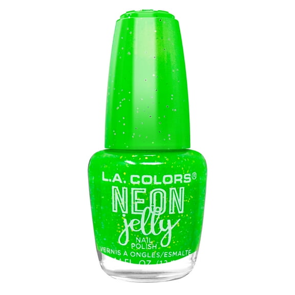 L.A. Colors Extreme Shine Gel-Like Nail Polish, Electric Lime, 0.44 fl oz