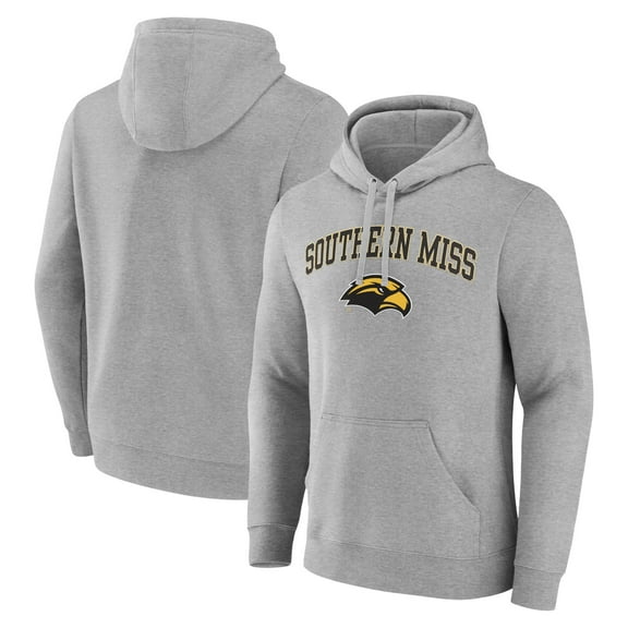 Men's Gray Southern Miss Golden Eagles Campus Pullover Hoodie