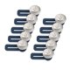 thumbnail image 4 of 10 botones extensores de jeans de silicona, desmontables, elásticos para cintura. Estrella, 4 of 9