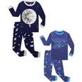 thumbnail image 1 of KikizYe Conjunto de pijamas para niños Pijamas para niños Pijamas navideños de manga larga para niños, 1 of 4