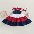 thumbnail image 2 of EIGTHTAIL Tenue pour Petite Fille 4 Juillet (Fille) Ensemble 2 Pcs Taille 2-7 Ans, 2 of 9