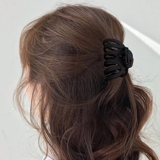 Pinza grande para el pelo Xihbxyly Resina plástica Accesorio de moda