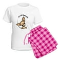 thumbnail image 5 of CafePress - Tan Chihuahua IAAM Women's Light Pajamas - Women's Short Sleeve Print T-Shirt and Pants Light Cotton Pajama Set, 5 of 7