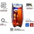 thumbnail image 2 of 6 oz Stainless Steel Champagne Tumbler Stemless Glasses with Lid, Double Wall Insulated Travel Mug Perfect for Wine, Coffee, Drinks, Cocktails, Colorful (Champagne), 2 of 14