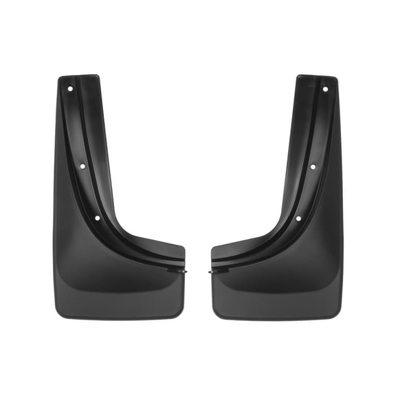 WeatherTech Custom No Drill Splash Guard MudFlaps compatible with 2015-2016 Jeep Renegade, Rear Pair - Black