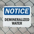 thumbnail image 5 of (2 Pack) Demineralized Water OSHA Notice Sign 18 Inch X 12 Inch Indoor / Outdoor Rust-Free Aluminum Metal Signs for Workplace, Workshop, and Construction Site, Made in the USA, 5 of 8