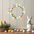 thumbnail image 6 of Iumwxz Easter Eggs Wreath Door Hanging Decoration with Simulated Multicolor Foam Eggs and Rope for Home Holiday Decor 30x30x3cm Durable Reusable for Doors Walls Windows, 6 of 6