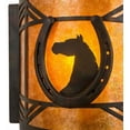 thumbnail image 6 of Meyda Tiffany 213985 Horseshoe 10" Tall Wall Sconce - Dark Burnished Antique Copper, 6 of 6