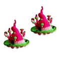 thumbnail image 2 of 2 sombreros de cubo de punto de ganchillo con forma de seta, sombreros de hadas, para fiestas, juegos de rol, mujeres y niños Adulto, 2 of 8